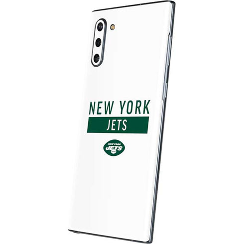 NFL New York Jets White Performance Series Galaxy Note 10 Skin